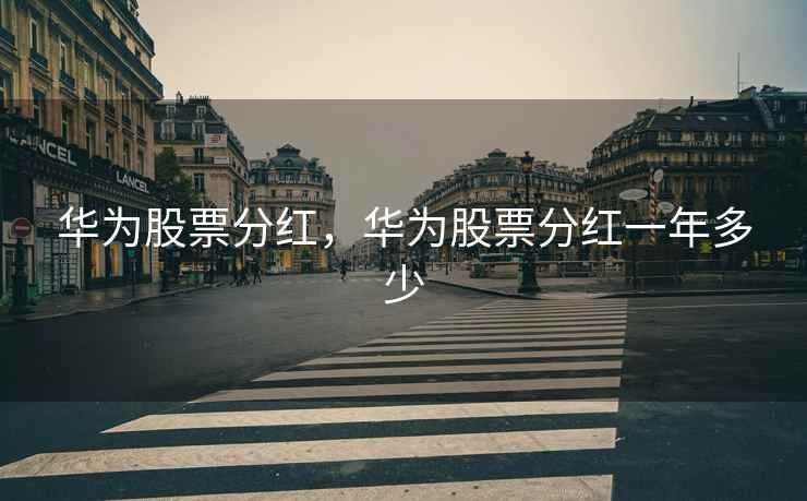 华为股票分红，华为股票分红一年多少