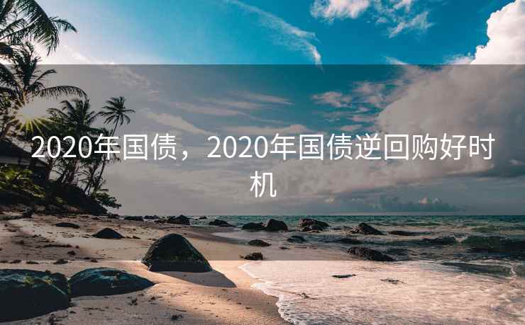 2020年国债，2020年国债逆回购好时机  第2张