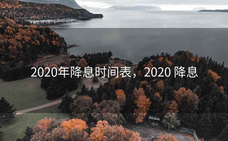 2020年降息时间表，2020 降息
