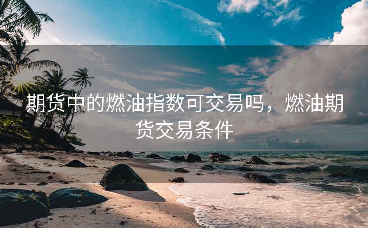 期货中的燃油指数可交易吗，燃油期货交易条件