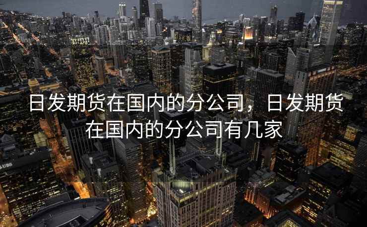 日发期货在国内的分公司，日发期货在国内的分公司有几家