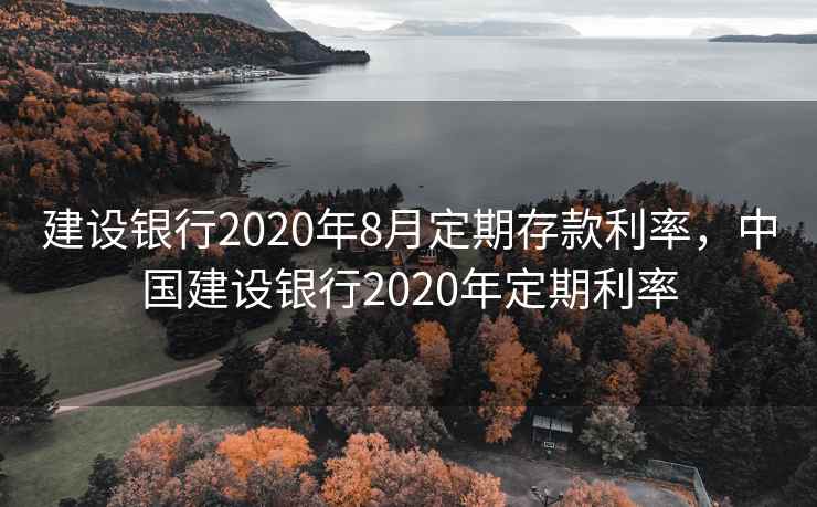 建设银行2020年8月定期存款利率，中国建设银行2020年定期利率